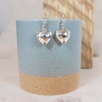 Silver Heart Earrings