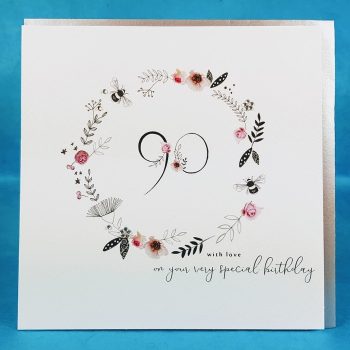 90th Birthday Card