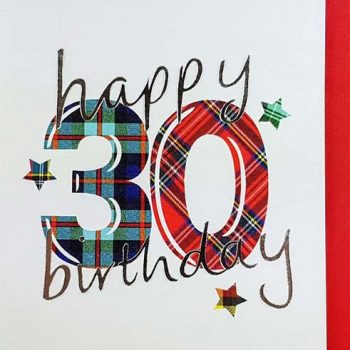 Scottish Birthday Card Special Ages 30