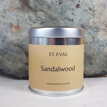 Sandalwood Scented Tin Candle