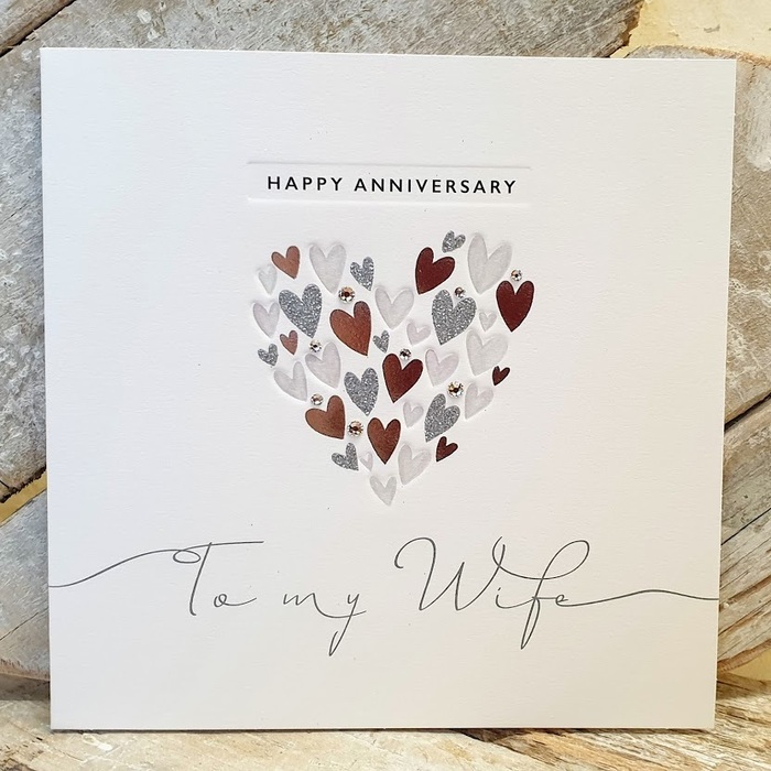 TO MY WIFE ANNIVERSARY CARD