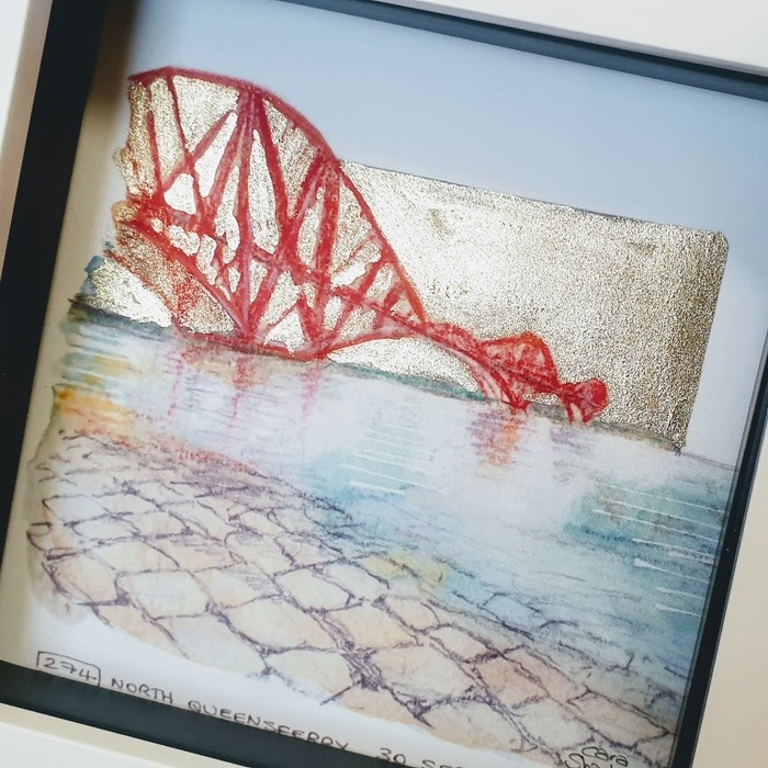 Forth Rail Bridge From North Queensferry Detail jpg