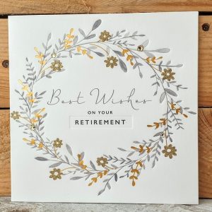 BEST WISHES ON YOUR RETIREMENT CARD