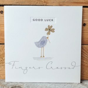 GOOD LUCK FINGERS CROSSED CARD