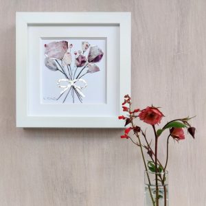 FRAMED ORIGINAL FLOWER BUNCH