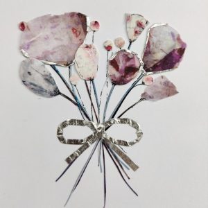 FRAMED ORIGINAL FLOWER BUNCH DETAIL