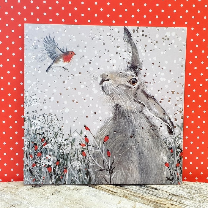 PACK OF SIX CHARITY CARDS HARE