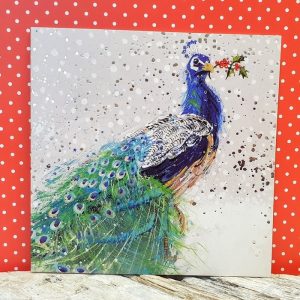 PACK OF SIX CHARITY CARDS PEACOCK