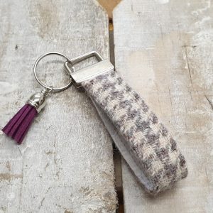 HARRIS TWEED KEYRING