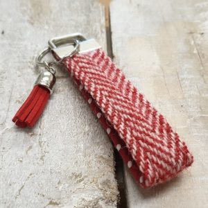 HARRIS TWEED KEYRING