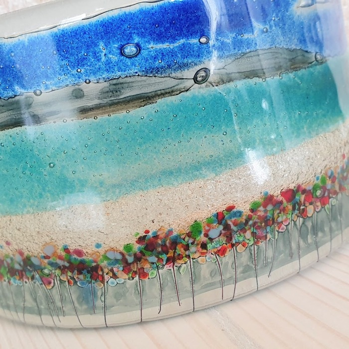 FUSED GLASS CURVE ORKNEY DETAIL 2