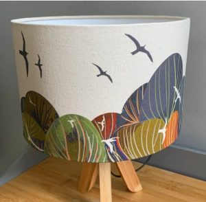 TREES AND SEAGULLS LAMPSHADE