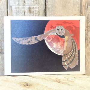 BABS PEASE GREETINGS CARD OWL