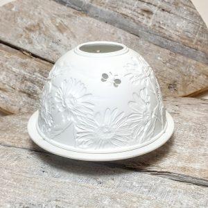 PORCELAIN TEALIGHT HOLDER BEE DETAIL