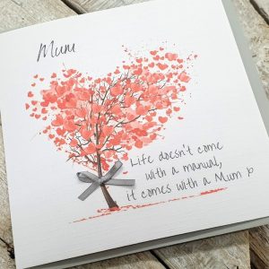 LIFE DOES’T COME WITH A MANUAL MOTHER’S DAY CARD DETAIL