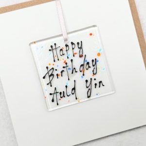 GLASS DECORATION CARD 1