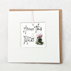 GLASS DECORATION CARD