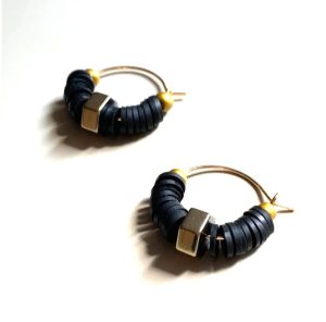 GOLD PLATED HOOP EARRINGS