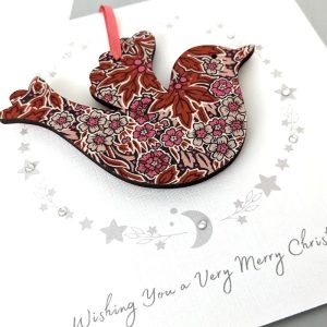 LIBERTY DOVE DECORATION CARD 1