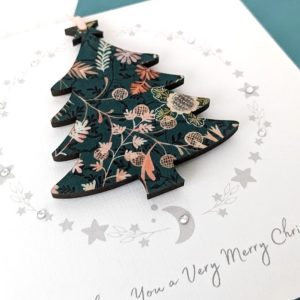 TREE DECORATION FESTIVE CARD 1