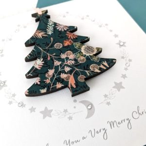 TREE DECORATION FESTIVE CARD 1