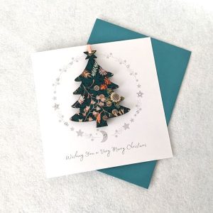 TREE DECORATION FESTIVE CARD