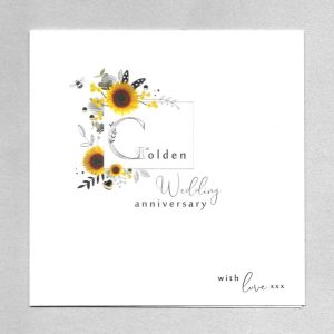 GOLDEN WEDDING ANNIVERSARY  CARD