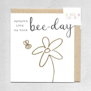 SENDING LOVE ON YOUR BEEDAY CARD