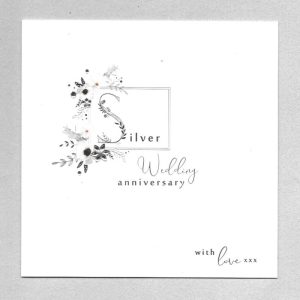 SILVER WEDDING ANNIVERSARY CARD