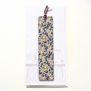 WOODEN BOOK MARK GREETINGS CARD